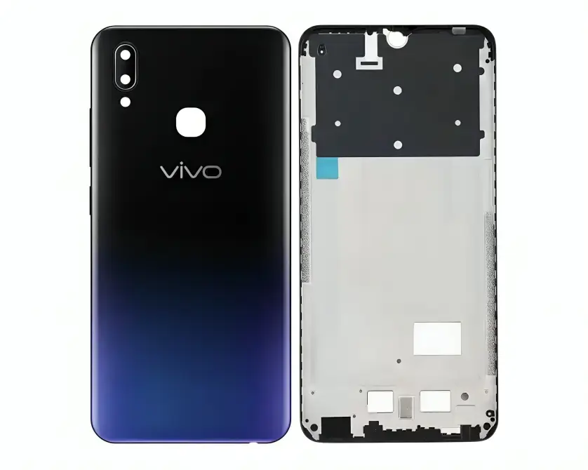 [HS6ViY91-3-2] Vivo Y(91) Complete Housing (2 in 1) (BLACK)