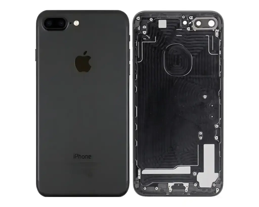 [HS6iP7GPL-3-2] iPhone (7)G Plus Complete Housing (2 in 1) (BLACK)