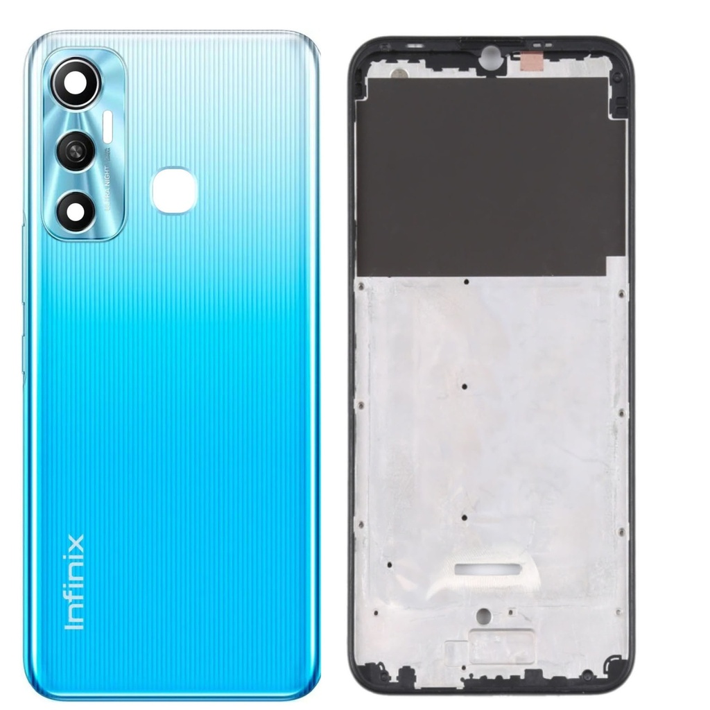 [HS6iNNT11-3-1] infinix Note (11) X(663) Complete Housing (3 in 1) (WHITE)